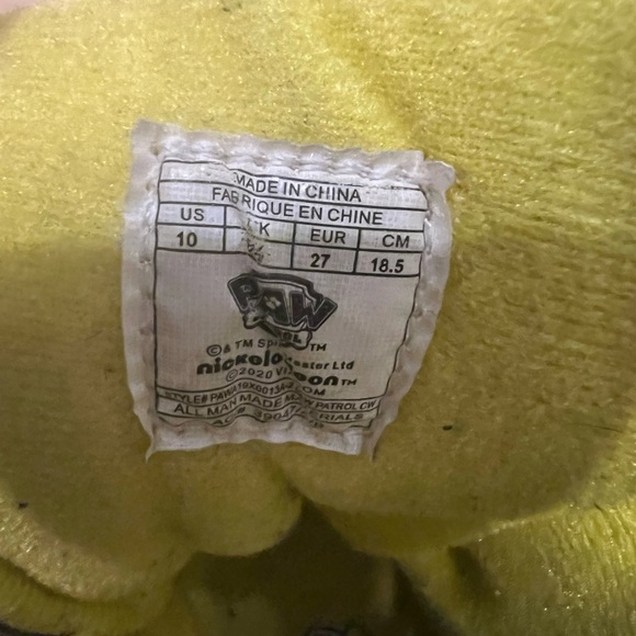 Size 10 boy Paw Patrol winter boots with LED blinking lights. - Picture 8 of 9